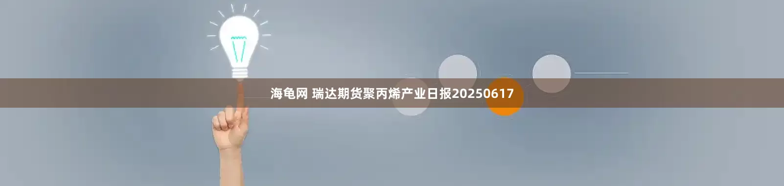 海龟网 瑞达期货聚丙烯产业日报20250617