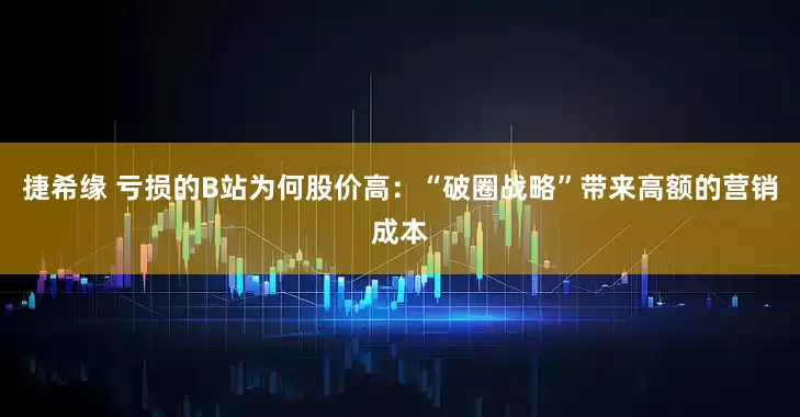 捷希缘 亏损的B站为何股价高：“破圈战略”带来高额的营销成本