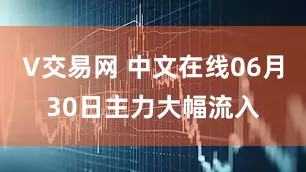 V交易网 中文在线06月30日主力大幅流入