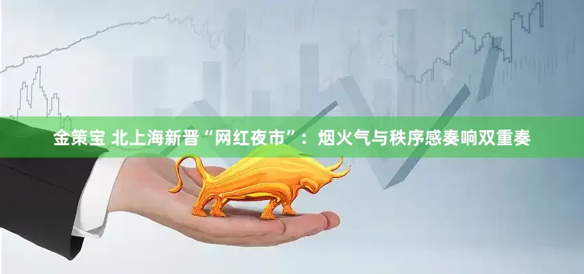 金策宝 北上海新晋“网红夜市”：烟火气与秩序感奏响双重奏